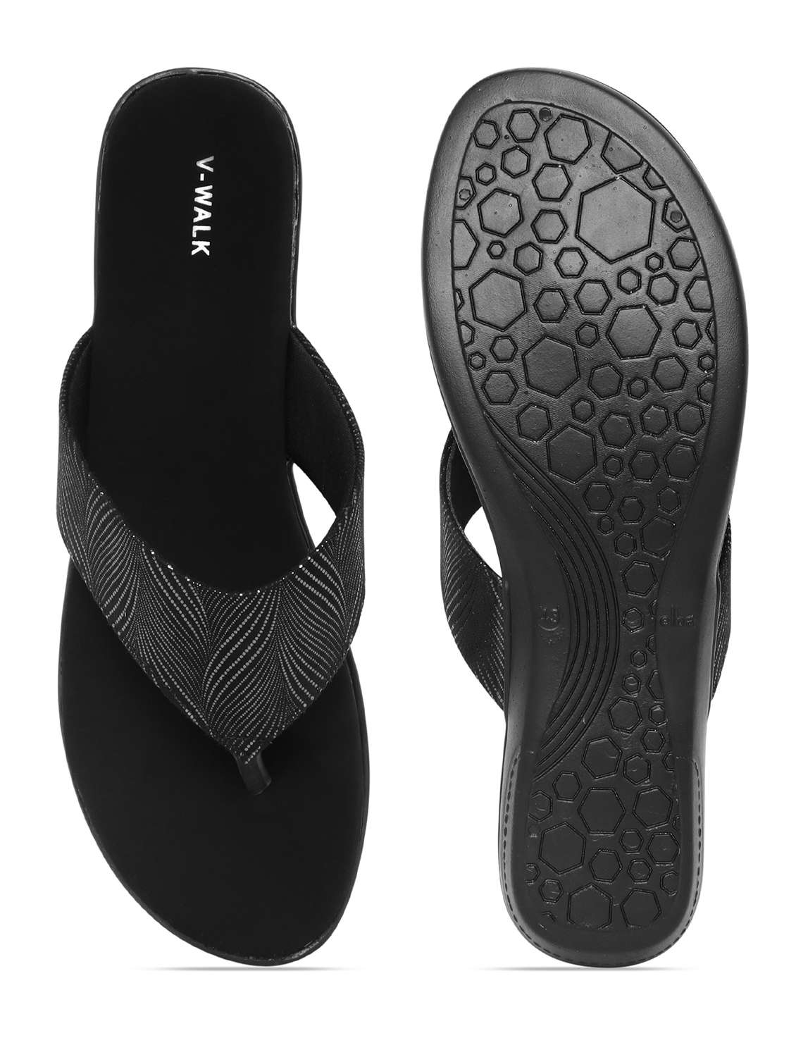 women solid slip on flat sandal - 22331794 -  Standard Image - 4