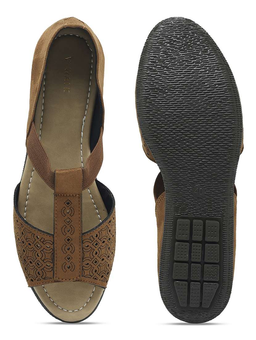 women solid slip on flat sandal - 22331828 -  Standard Image - 4