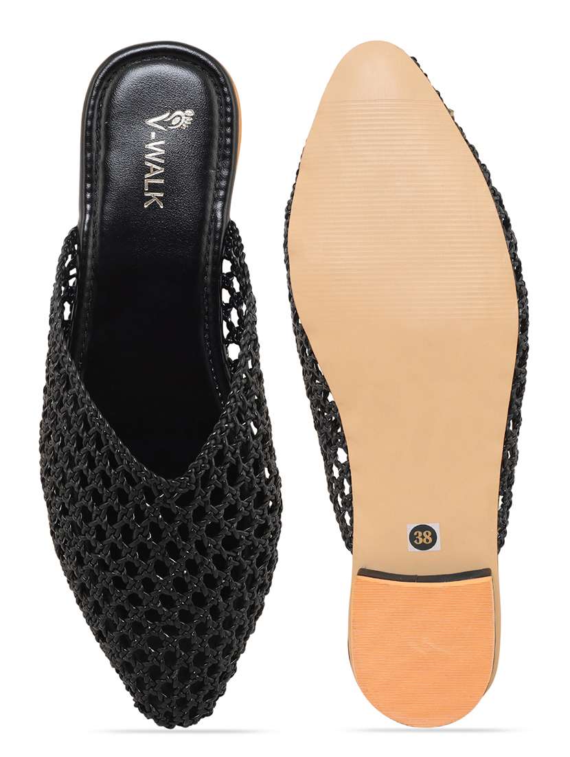 women solid slip on mule - 22331846 -  Standard Image - 4
