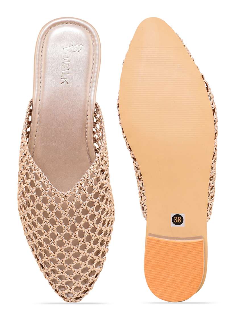 women solid slip on mule - 22331847 -  Standard Image - 4