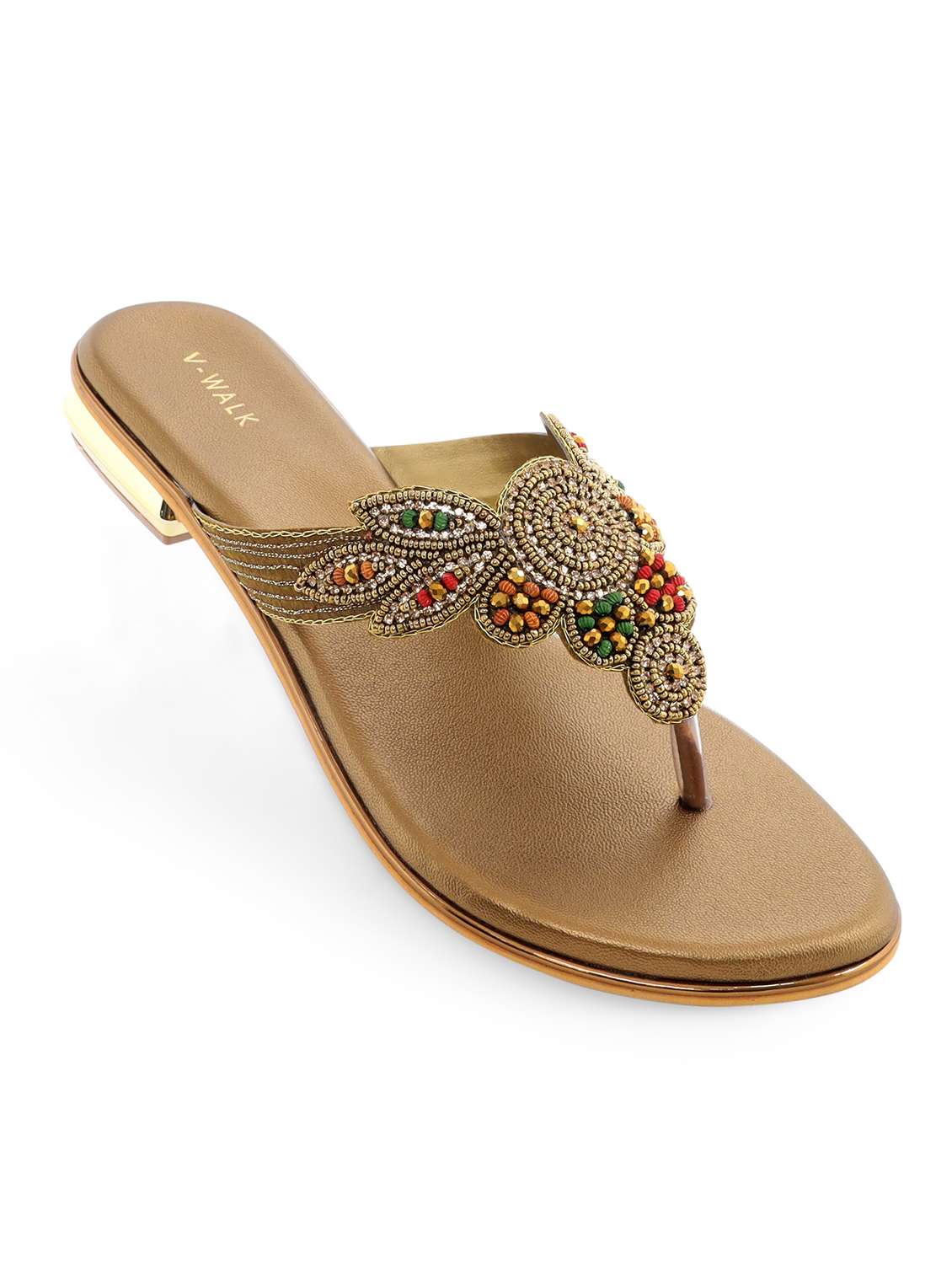 women embellished slip on sandal - 22331868 -  Standard Image - 1