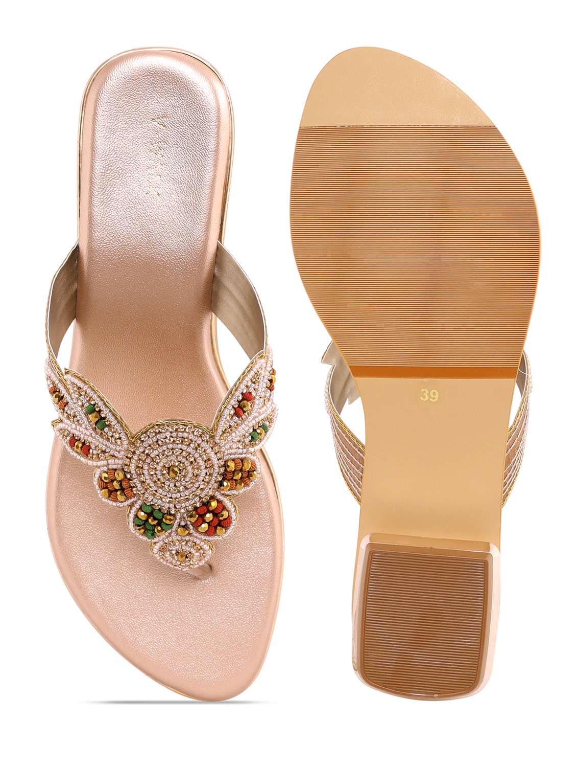 women embellished slip on sandal - 22331869 -  Standard Image - 4