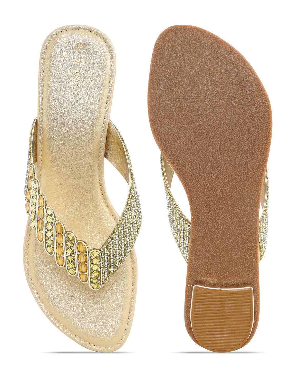 women embellished slip on sandal - 22331870 -  Standard Image - 4