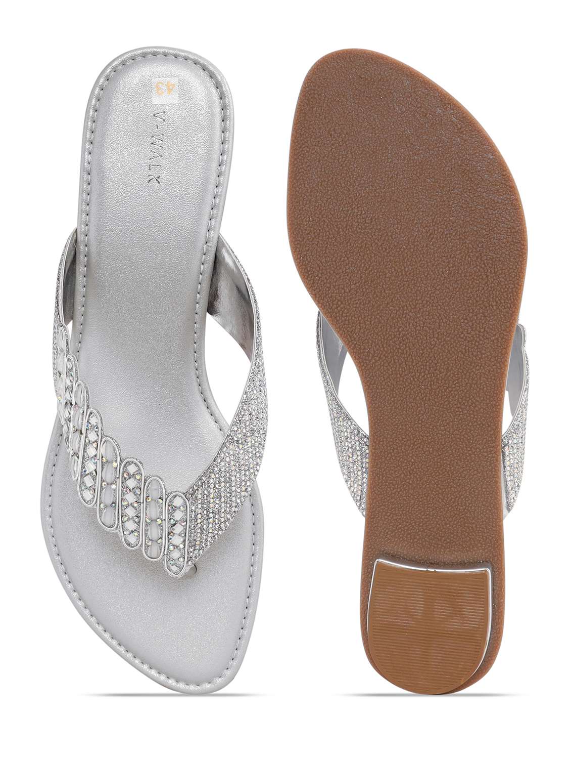 women embellished slip on sandal - 22331871 -  Standard Image - 4