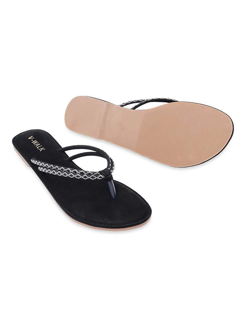 Women Slip On Flat Sandal - 22331886 -  Standard Image - 4