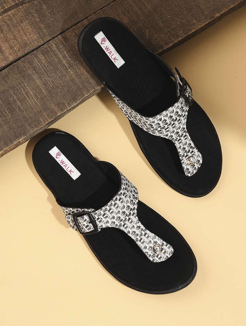 women black slip on sandal
