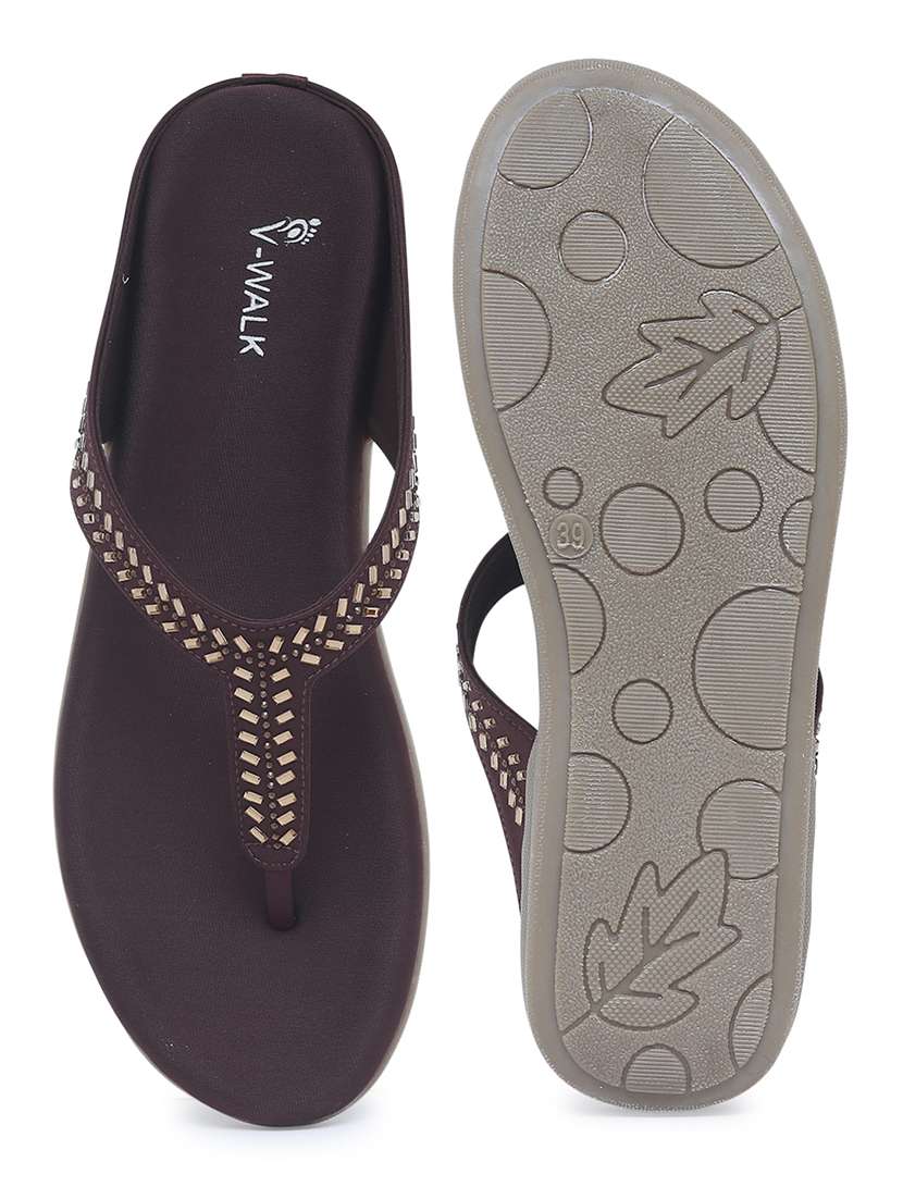 women embellished slip on flat sandal - 22331900 -  Standard Image - 4