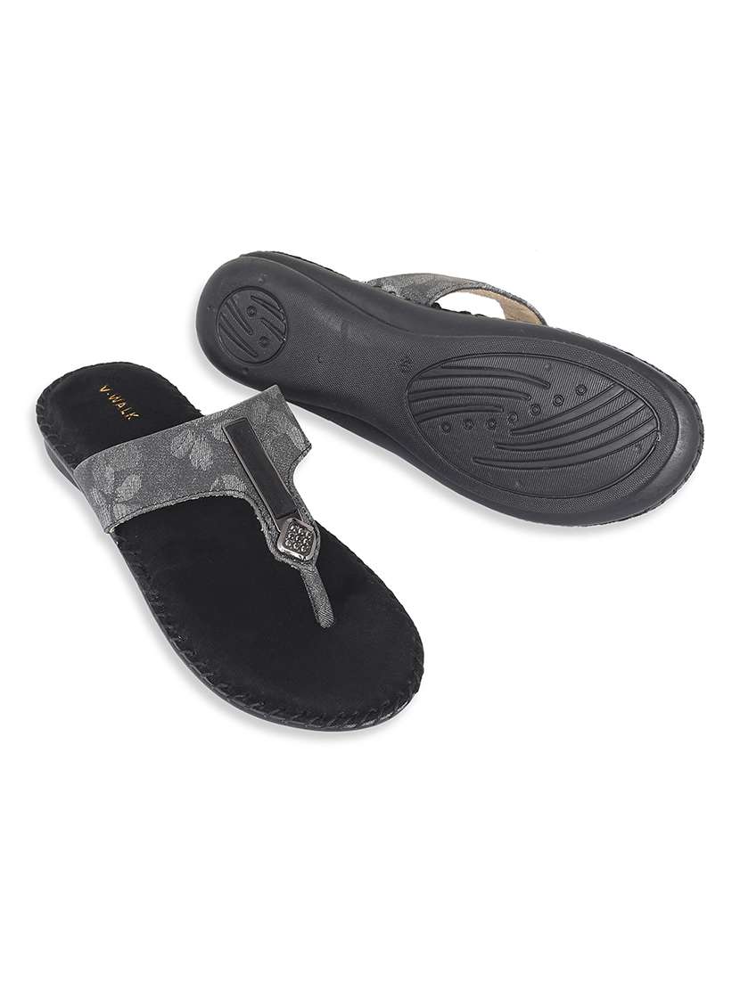 women printed slip on flat sandal - 22331919 -  Standard Image - 4