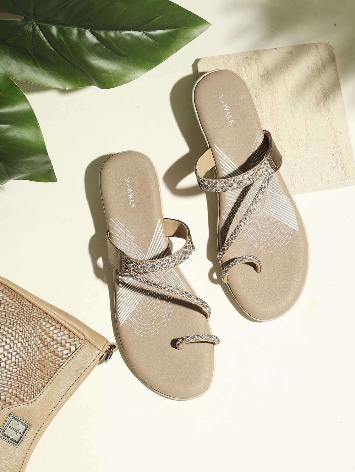 women embellished one toe wedges