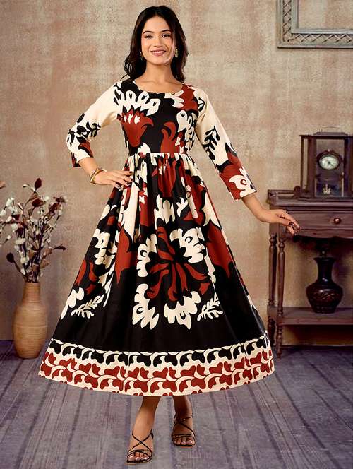 Buy western gown for women latest design in India @ Limeroad