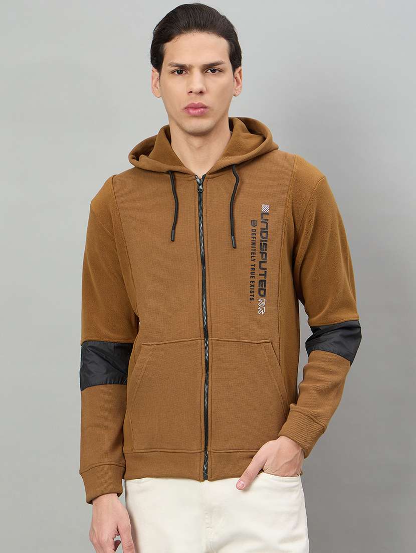 men color block long sleeve regular fit sweatshirt - 22332388 -  Standard Image - 1
