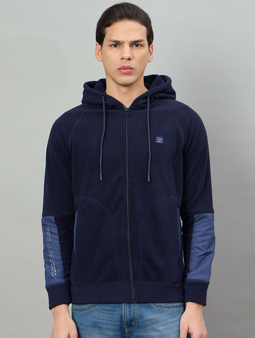 men color block long sleeve regular fit sweatshirt - 22332391 -  Standard Image - 1