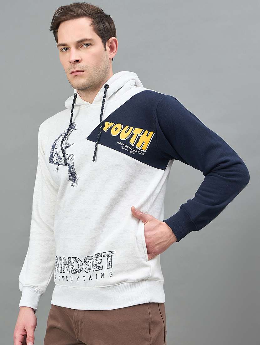 men printed long sleeve regular fit sweatshirt - 22332406 -  Standard Image - 1