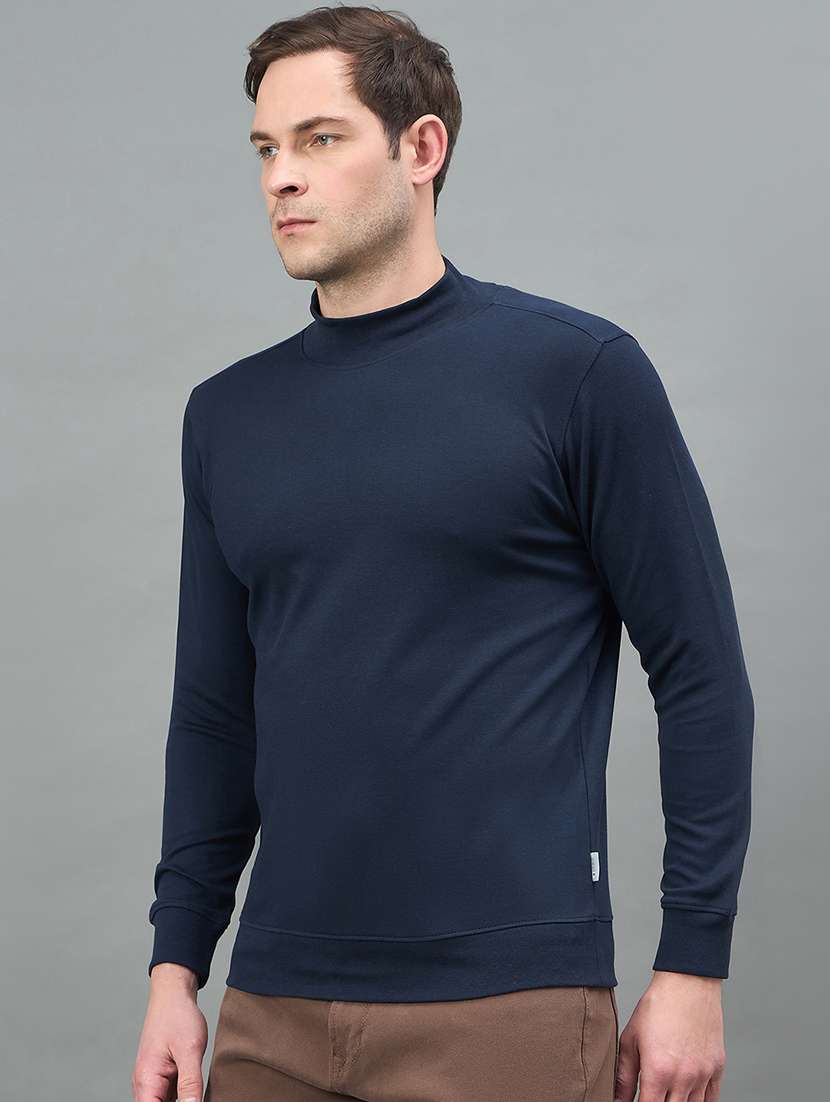 men solid long sleeve regular fit sweatshirt - 22332412 -  Standard Image - 1