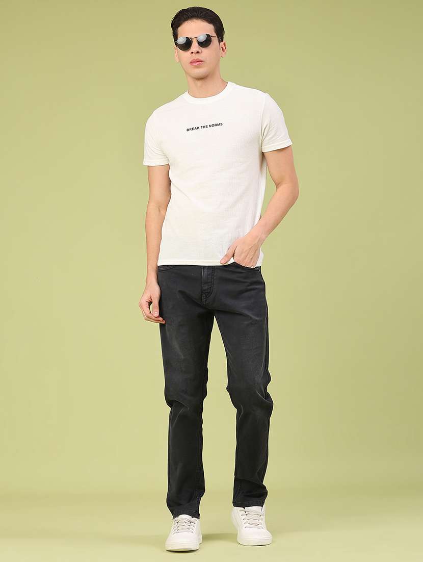 men washed mid rise full length jeans - 22334311 -  Standard Image - 4