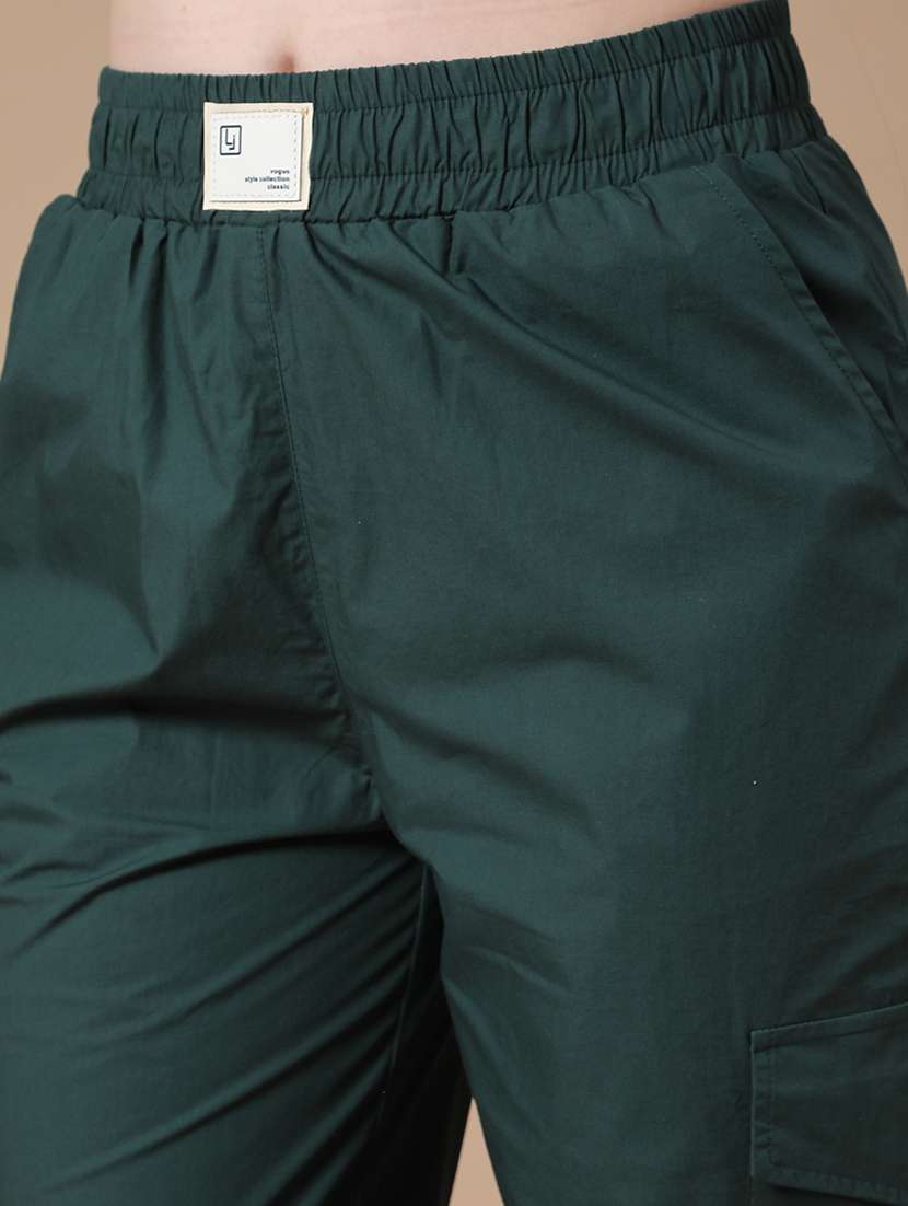 green cotton cargos - 22335252 -  Standard Image - 1