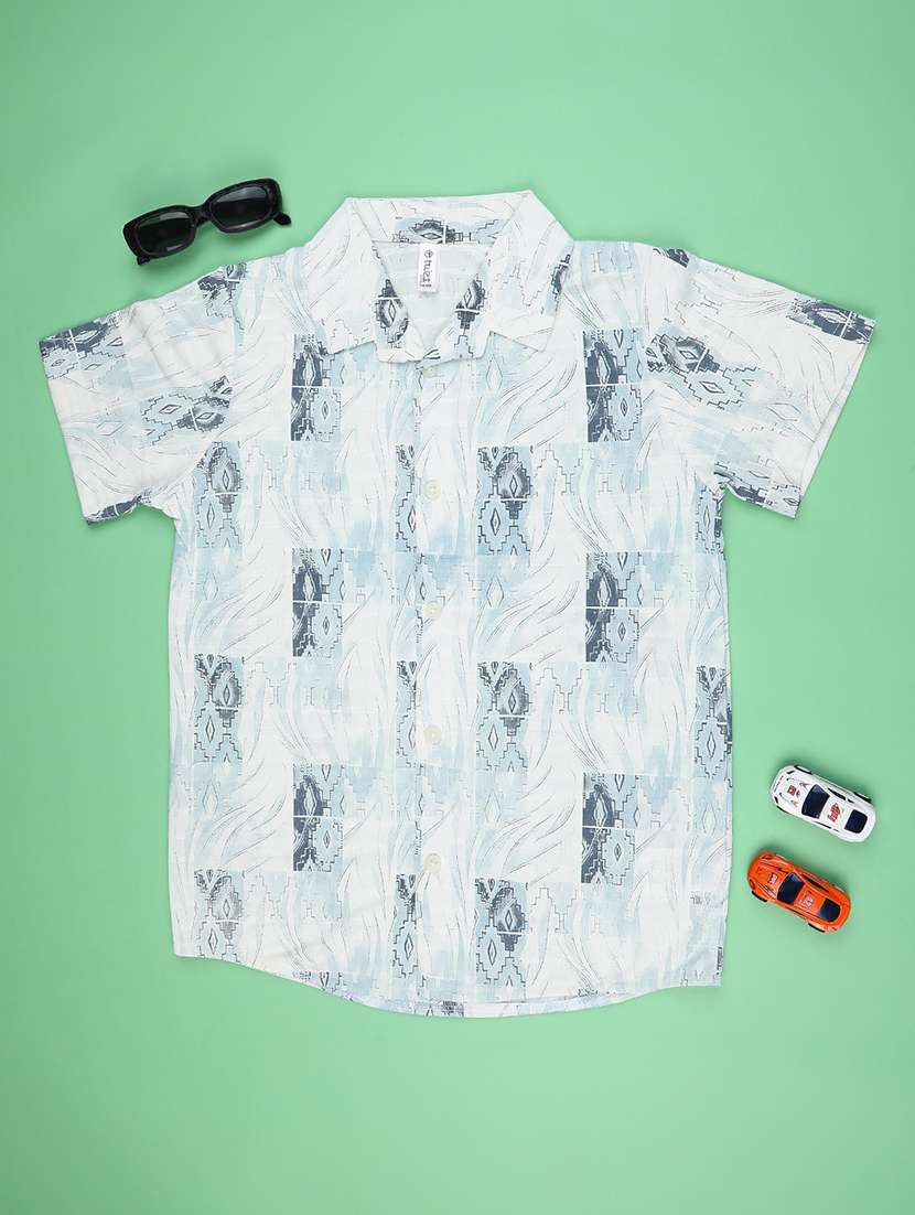 boys printed short sleeve shirt - 22335315 -  Standard Image - 1