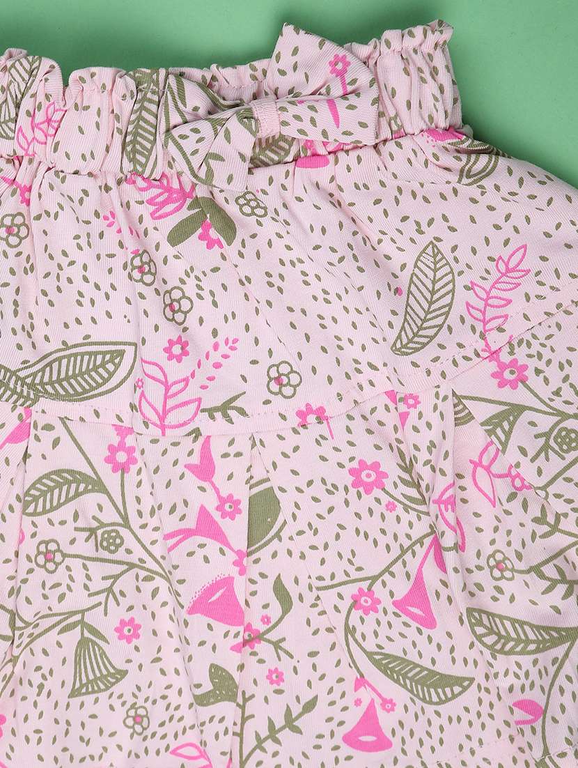 pink cotton shorts set coords - 22335367 -  Standard Image - 4