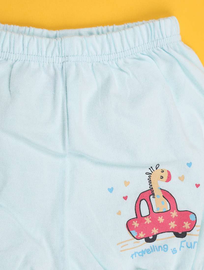 girls pack of 2 printed top and shorts set - 22335469 -  Standard Image - 4