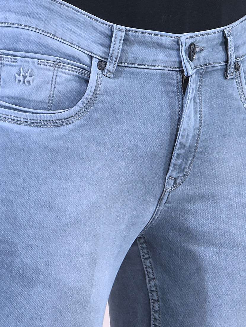 men washed mid rise full length skinny fit jeans - 22335645 -  Standard Image - 6