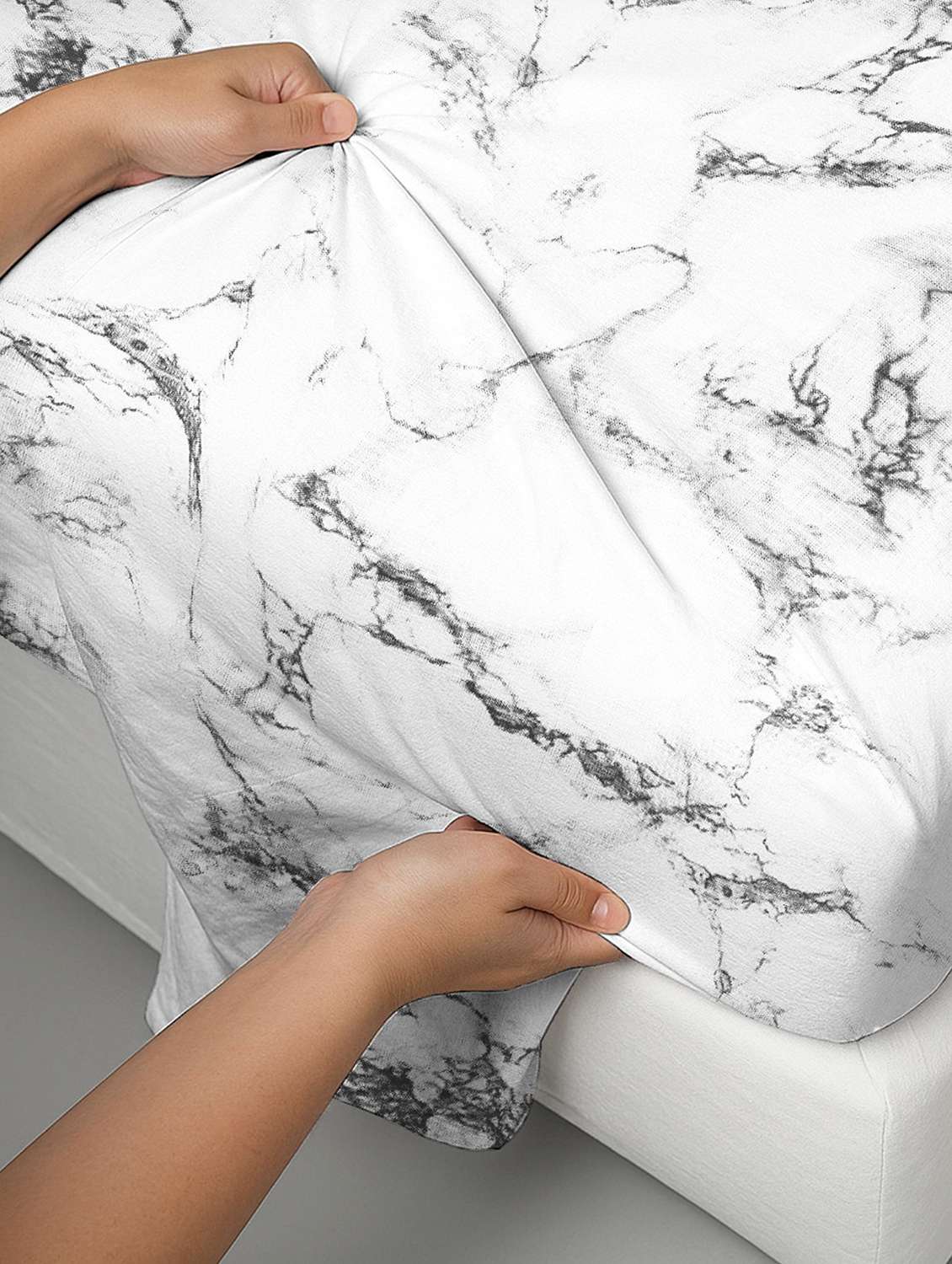 pizuna cotton 400 tc printed bedsheet superking with 2 pillow covers - 22335712 -  Standard Image - 4