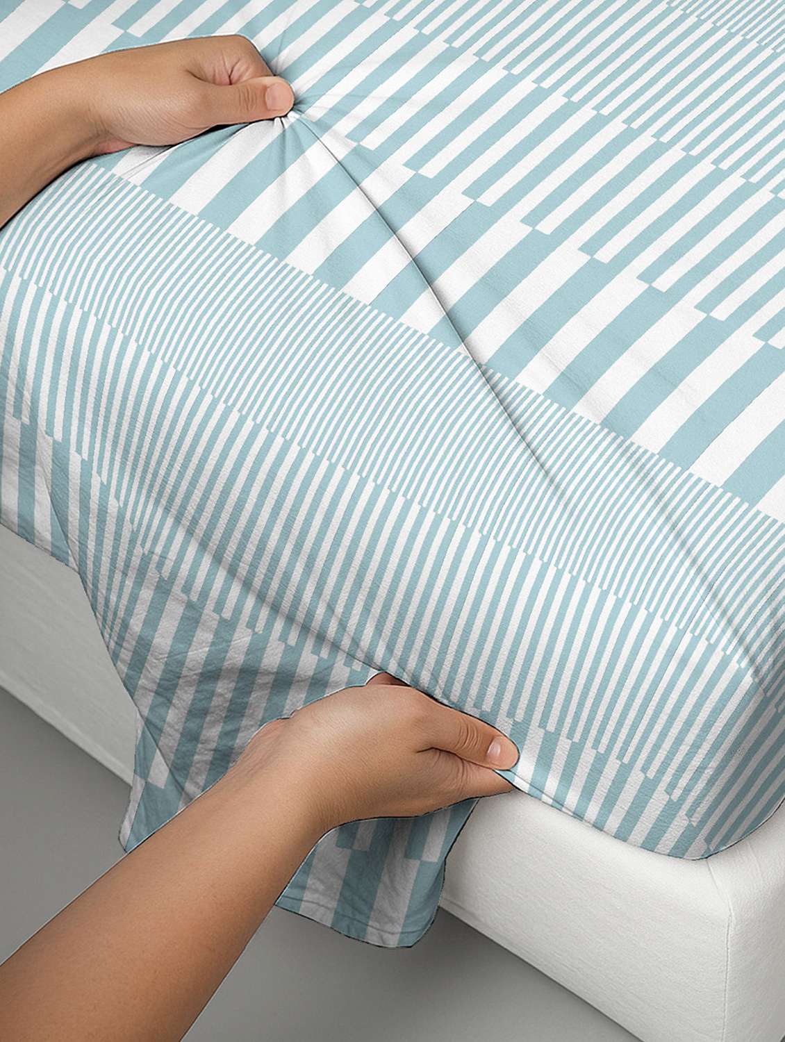 pizuna cotton 400 tc printed bedsheet superking with 2 pillow covers - 22335726 -  Standard Image - 4