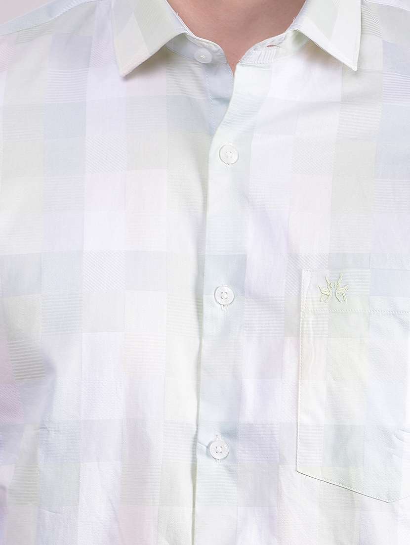 men printed long sleeve slim fit casual shirt - 22335743 -  Standard Image - 1