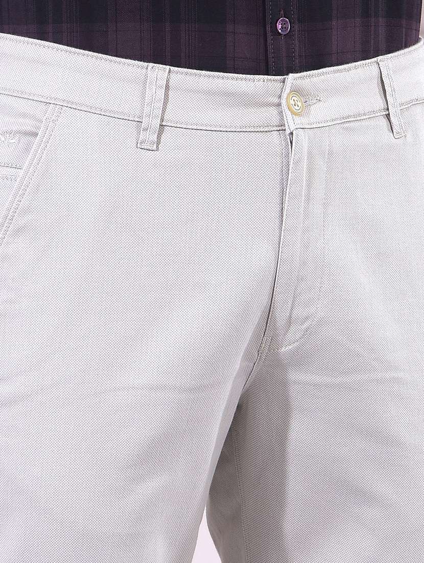 men solid mid rise chinos casual trouser - 22335913 -  Standard Image - 6