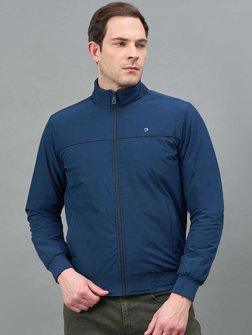 men solid long sleeve regular fit casual jacket - 22336178 -  Standard Image - 1