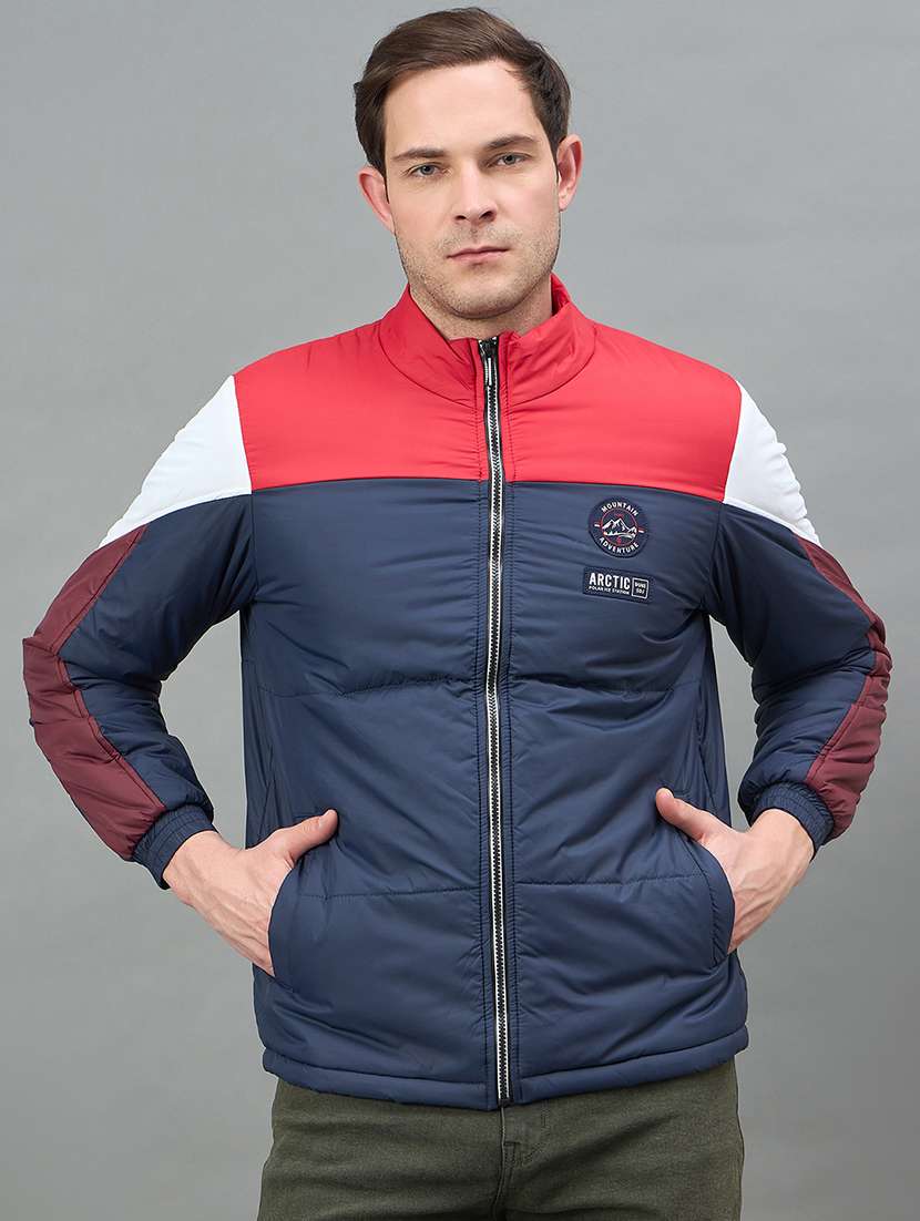 men color block sleeveless puffer jacket - 22336192 -  Standard Image - 1