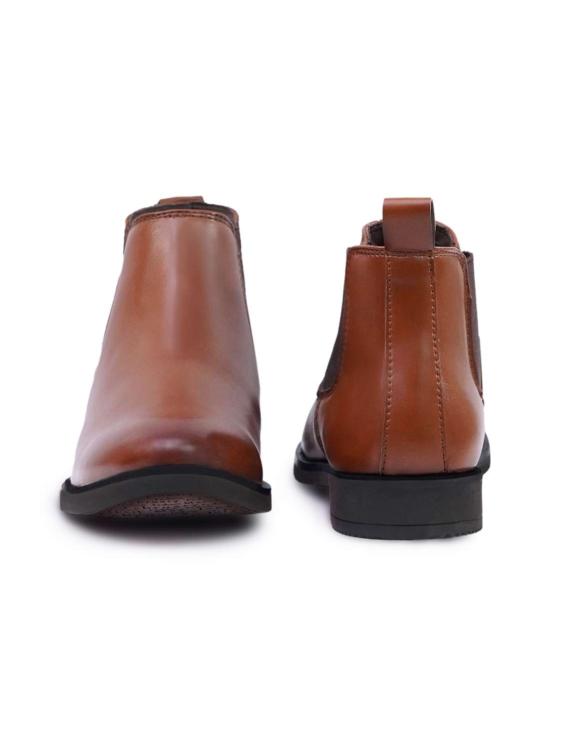 men tan slip on boot - 22336392 -  Standard Image - 4