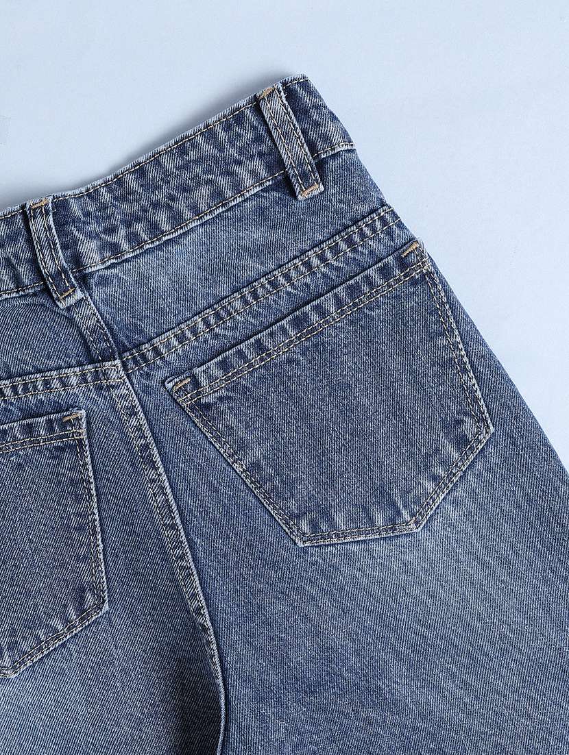 blue poly cotton plain jean - 22336553 -  Standard Image - 4