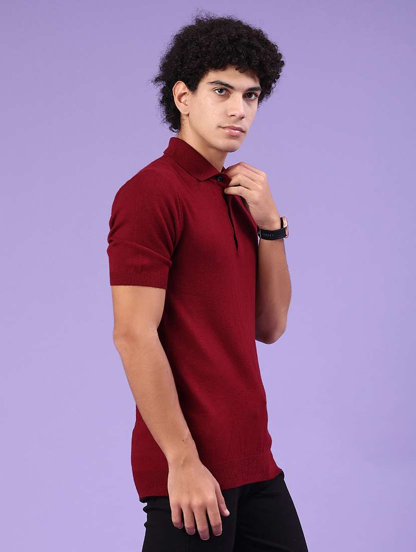 men solid short sleeve polo t-shirt - 22336620 -  Standard Image - 1
