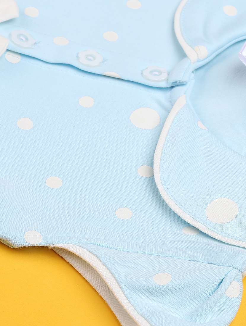 girls printed short sleeve frock with blommer - 22336667 -  Standard Image - 4