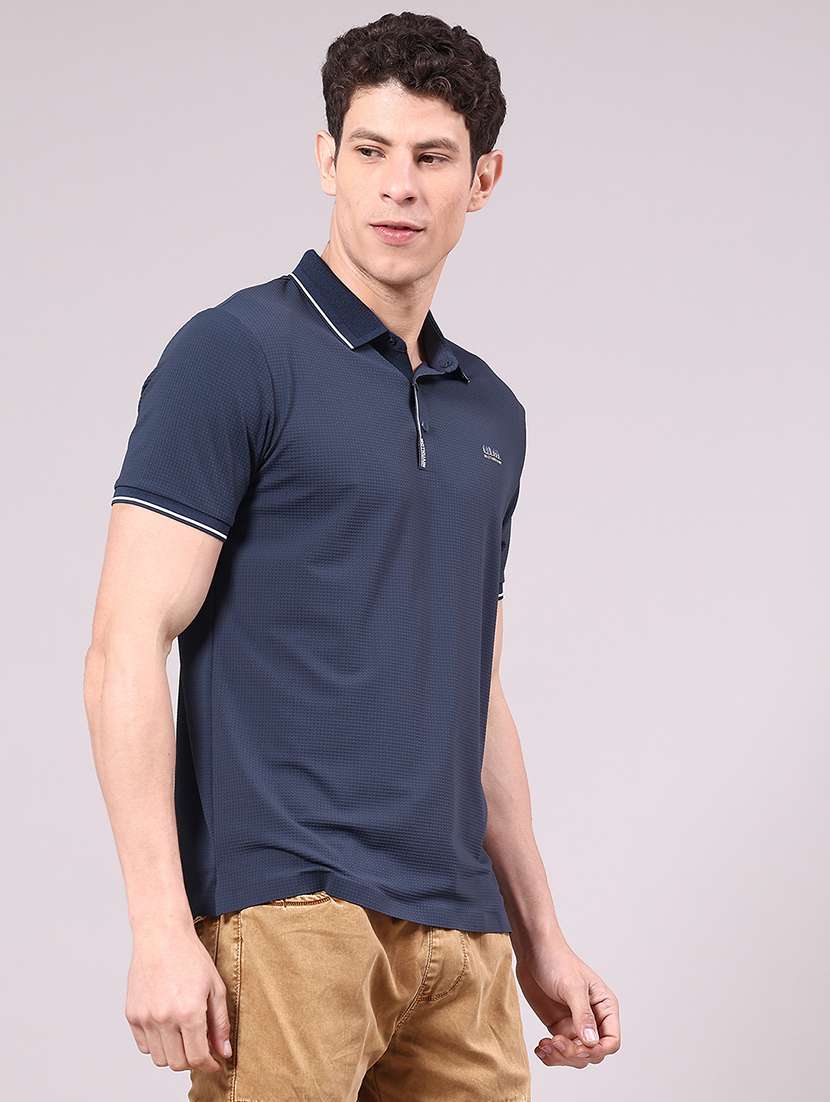 men solid short sleeve regular fit polo t-shirt - 22336806 -  Standard Image - 1