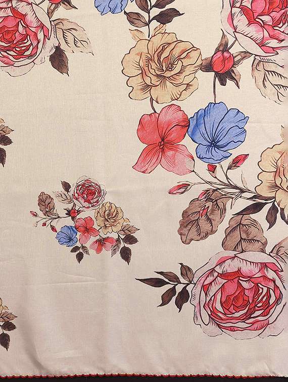 women floral printed saree with blouse - 22337260 -  Standard Image - 4