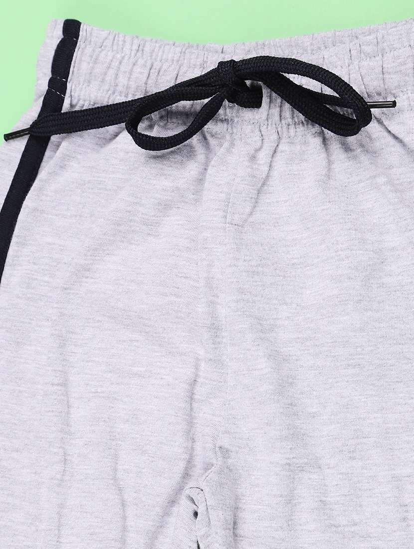 boys side taped mid rise regular track pant - 22337379 -  Standard Image - 4