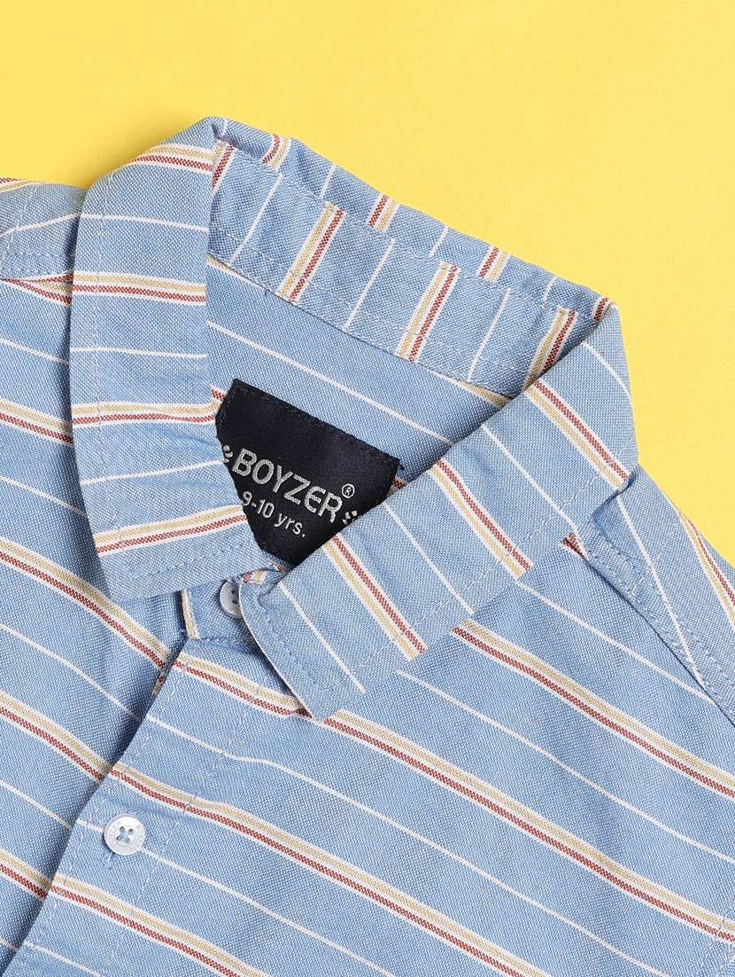 blue cotton shirt - 22337446 -  Standard Image - 4