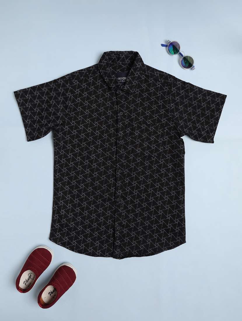 black cotton shirt - 22337448 -  Standard Image - 1