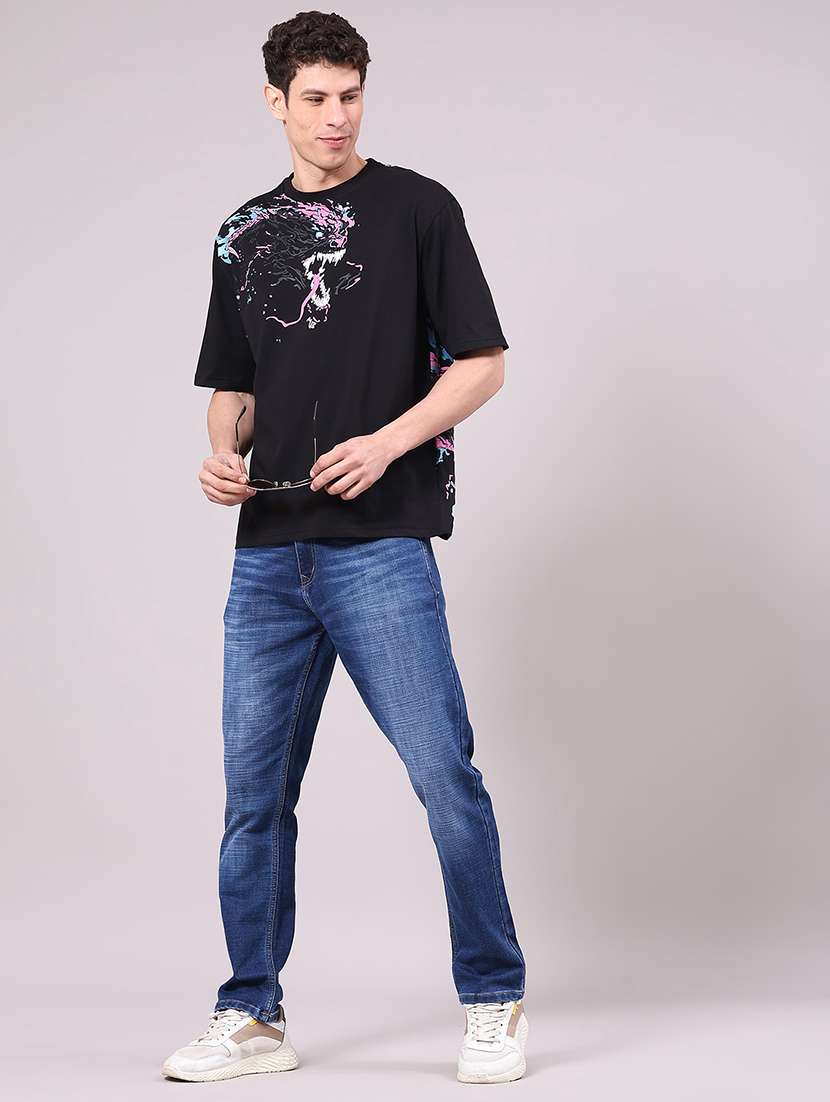 men washed mid rise full length jeans - 22337516 -  Standard Image - 4