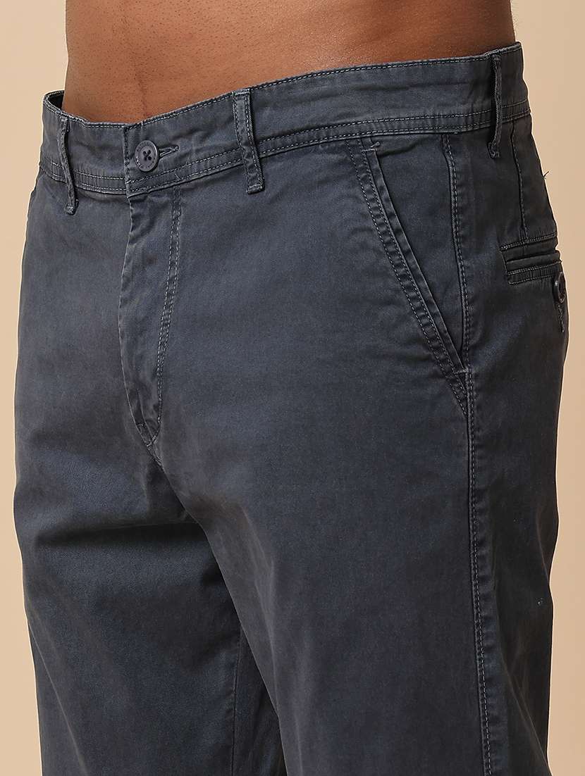 Grey Cotton Jeans - 22337550 -  Standard Image - 1