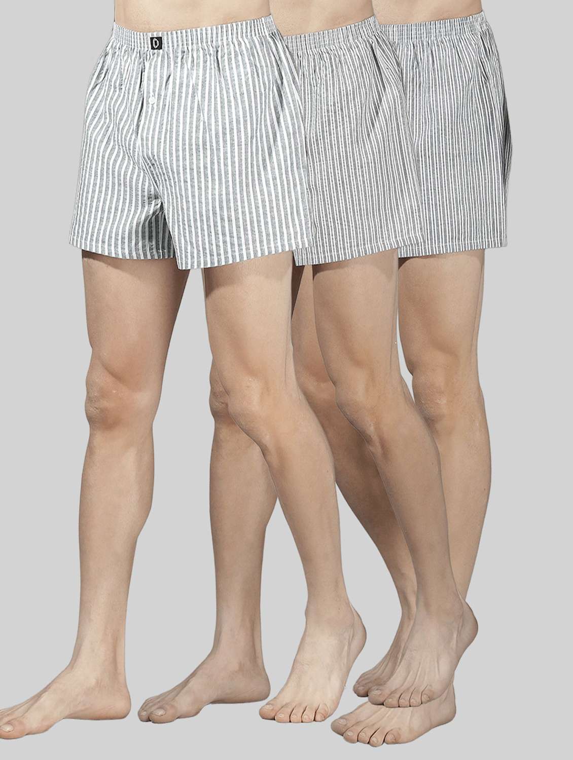 Men Pack Of 3 Striped Regular Fit Boxer - 22337604 -  Standard Image - 1