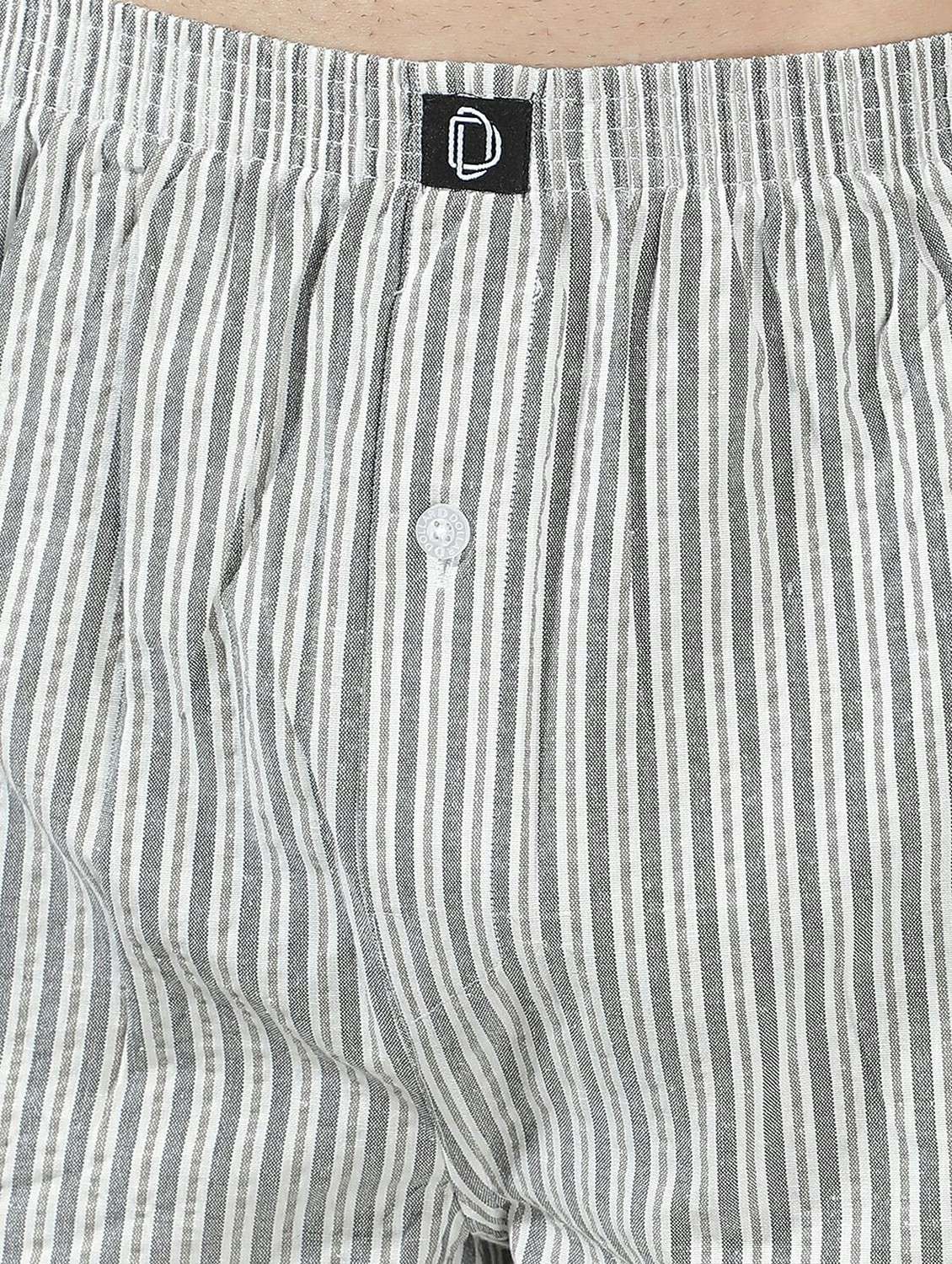Men Pack Of 3 Striped Regular Fit Boxer - 22337604 -  Standard Image - 4