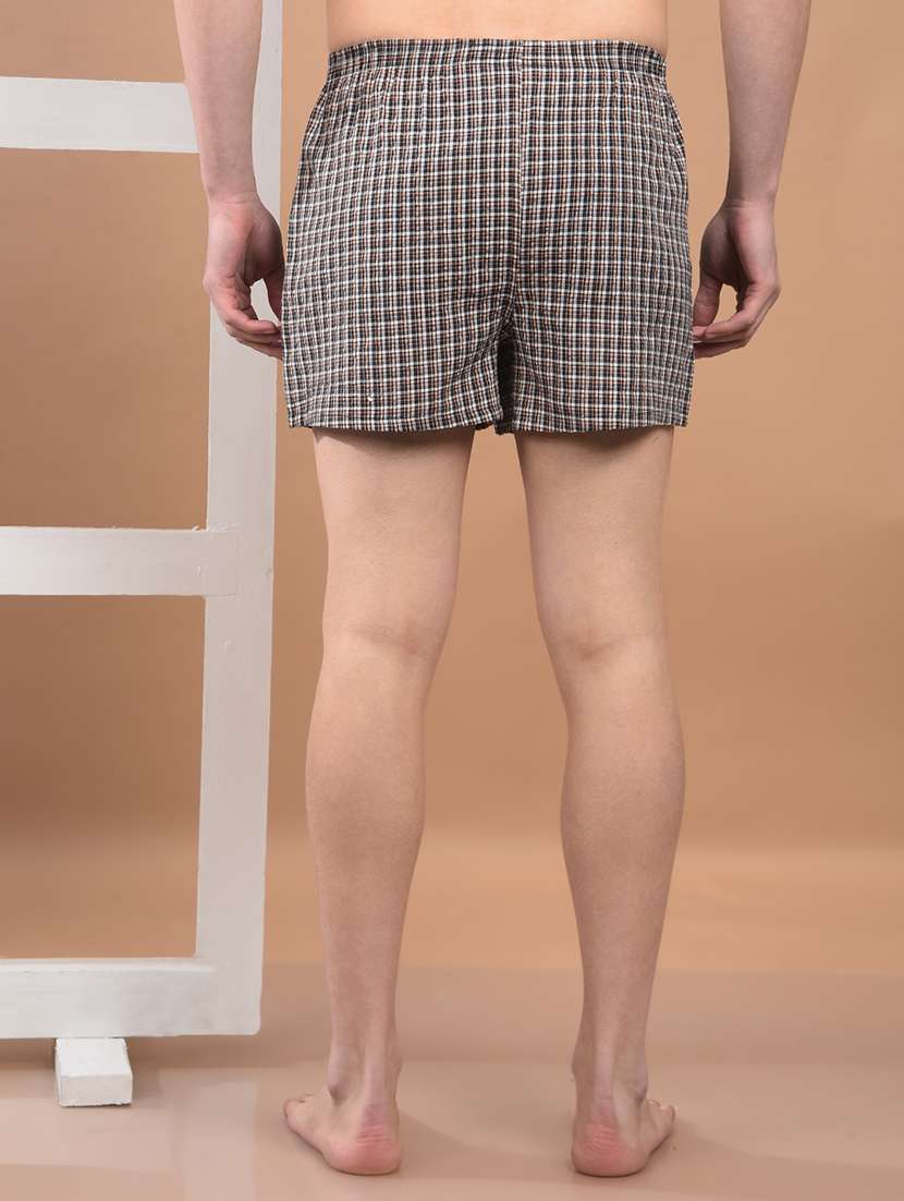 men pack of 3 checkered regular fit boxer - 22337617 -  Standard Image - 4