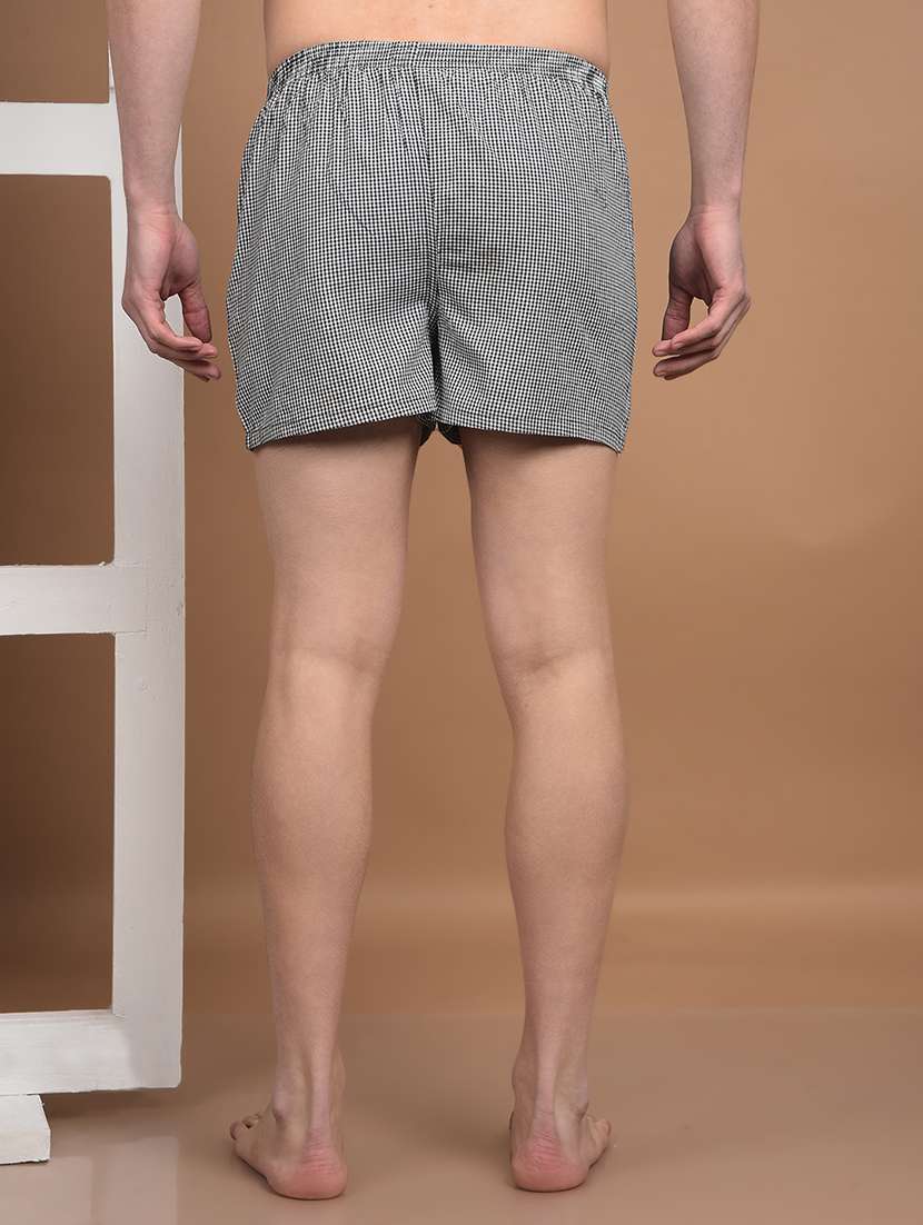 Men Pack Of 3 Checkered Regular Fit Boxer - 22337618 -  Standard Image - 4