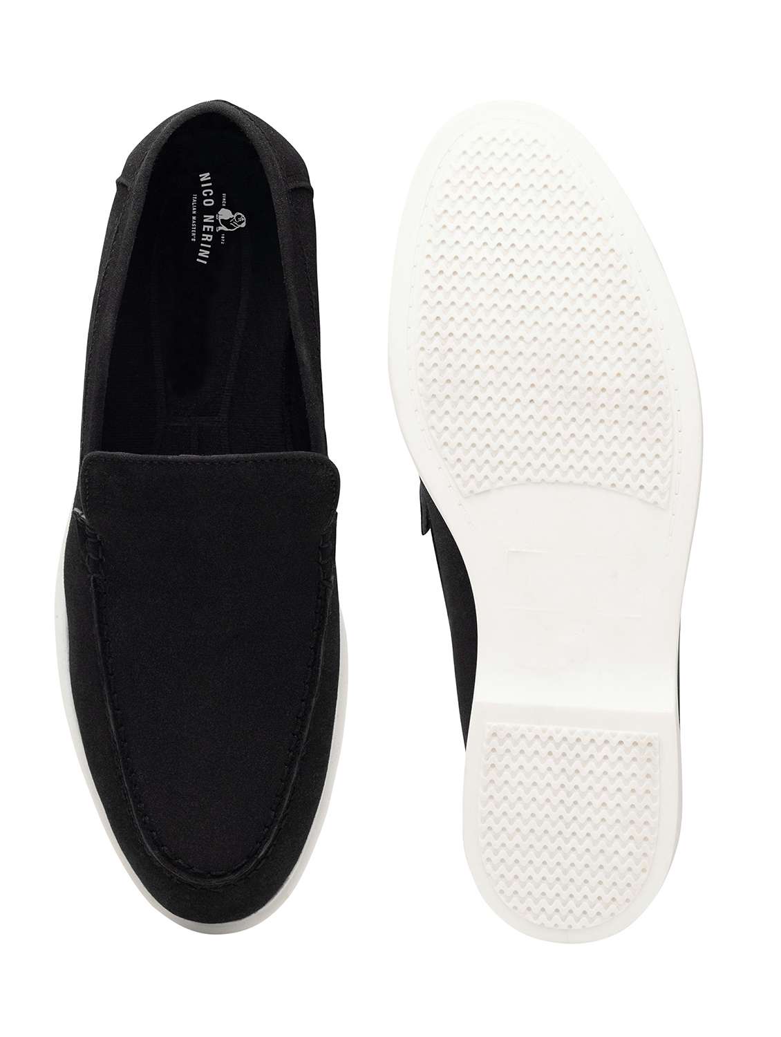 men solid slip on loafer - 22337625 -  Standard Image - 4