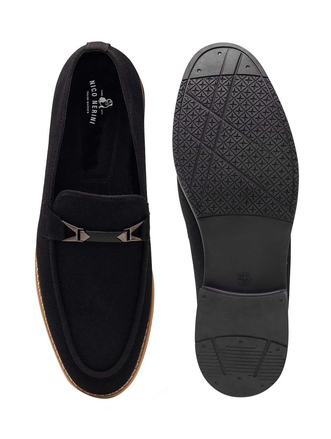 men solid slip on loafer - 22337634 -  Standard Image - 4