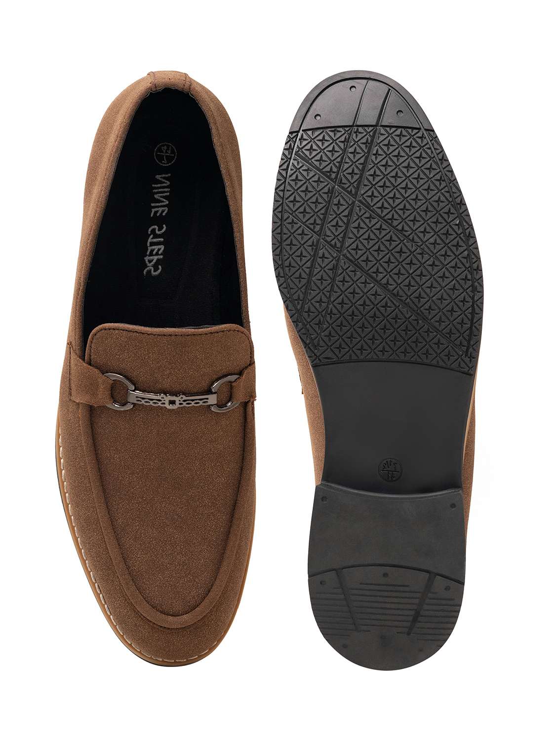 men solid slip on loafer - 22337635 -  Standard Image - 4