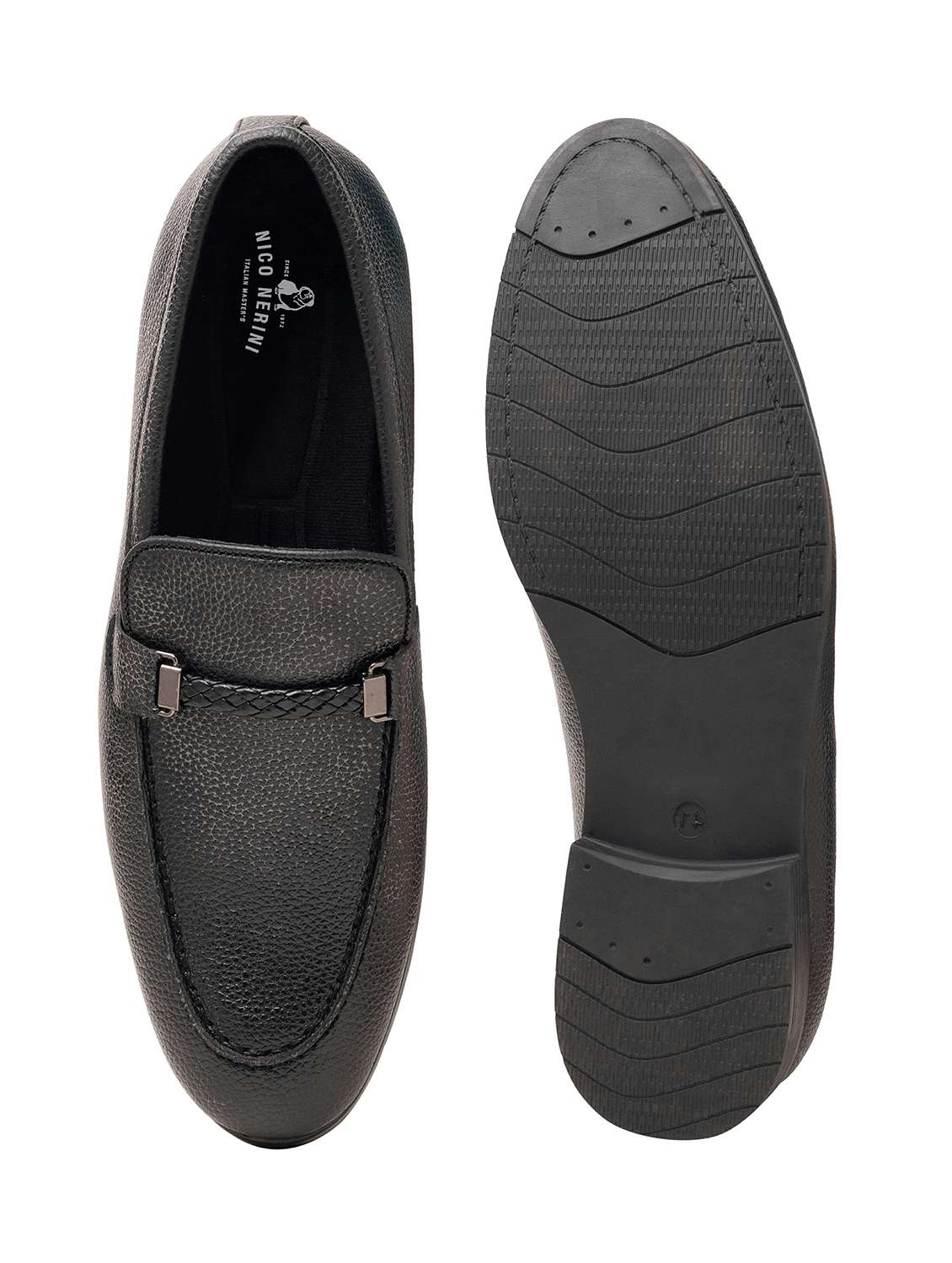 men solid slip on loafer - 22337637 -  Standard Image - 4