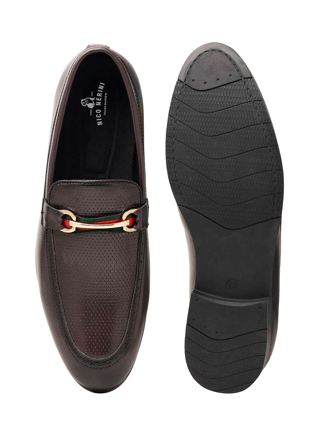 men solid slip on loafer - 22337640 -  Standard Image - 4